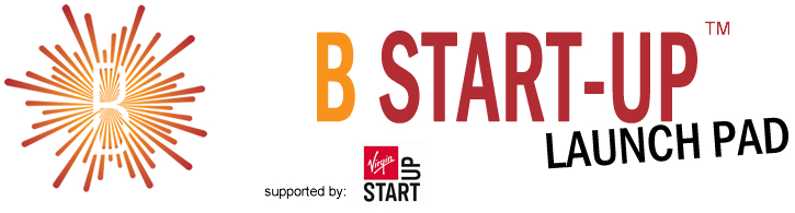 b startup logo