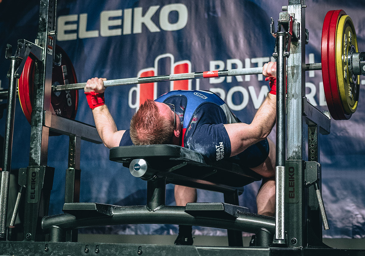 157 kg bench press by andrew